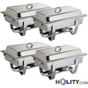 Set Di 4 Chafing Dish Professionali H464_175