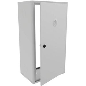 Gran Sasso Inox Gran Sasso Box Copriscaldino in Lamiera Zincata Universale Biancogrigio H:80 x P:33 x L:45