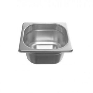 FORCAR Bacinella Gastronorm GN 1/6 Inox Aisi 304