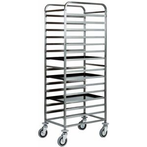 FORCAR Carrello Portateglie per Pasticceria CA1482 - N° 14 Teglie Cm 60 x 40