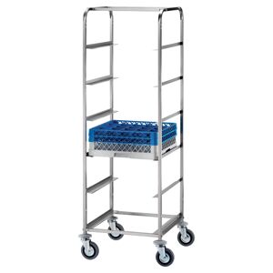 FORCAR Carrello Verticale Inox Porta Cestelli per Lavastoviglie