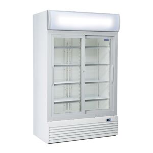 CoolHead Armadio Refrigerato Ventilato per Bibite  - Porte a Vetro Scorrevole -  Capacità