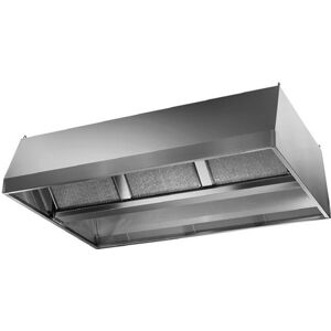 Aluminox Sas Cappa di Aspirazione Centrale con Motore Inox 304 - Cm 120 x 200 x 50 h - N° Fil