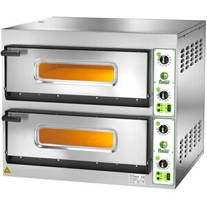 FIMAR Forno Elettrico per Pizza Camera Doppia - 6 + 6 Pizze - Cm. 90 x 108 x 75 h