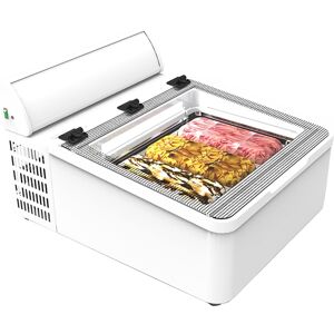 Framec Frigorifero da Banco Refrigerato per Gelato Mantecato - 3 Vasche