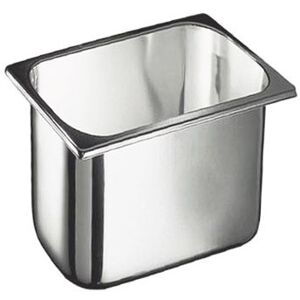 FORCAR Vaschetta Inox Gelato - Cm 36 x 16,5 x 8 h - Capacità Lt 3,8 - VG36168