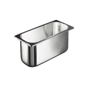 FORCAR Vaschetta Inox Gelato  - Cm 36 x 16,5 x 12 h - Capacità Lt 5,4 - VG361612