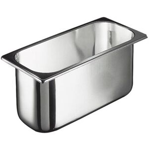 FORCAR Vaschetta Inox Gelato - Cm 33 x 16,5 x 12 h - Capacità Lt 5 - VG331612