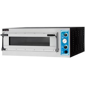 forno pizza elettrico a camera singola per 4 pizze ø 40 cm   2 teglie en 60x40 serie glass