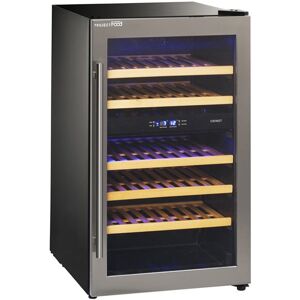 cantina vini basic doppia temperatura a refrigerazione ventilata per 31 bottiglie ripiani in legno