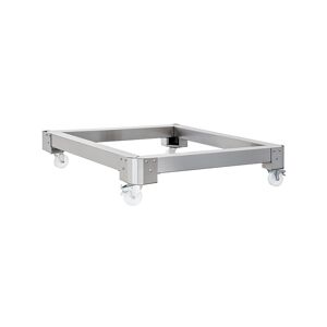 Supporto forno in acciaio inox completo di ruote dim. L1100xP1290xH300 mm