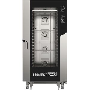 Forno gastronomia elettrico combinato convezione vapore per 20 teglie GN 1/1 comandi touch base