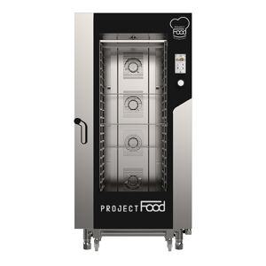 Forno gastronomia elettrico con wi-fi combinato convezione vapore per 20 teglie GN 1/1 comandi full touch