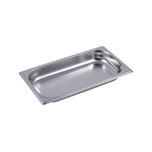 Bacinella in acciaio inox formato GN 1/3 altezza 40 mm