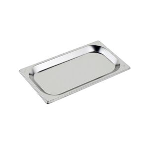 Bacinella in acciaio inox formato GN 1/4 altezza 20 mm