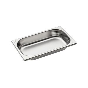 Bacinella in acciaio inox formato GN 1/4 altezza 40 mm