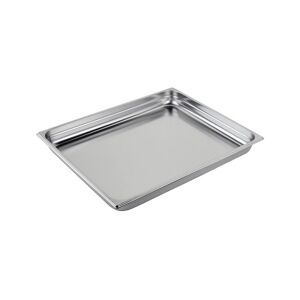 Teglia in acciaio inox formato GN 2/1 altezza 65 mm