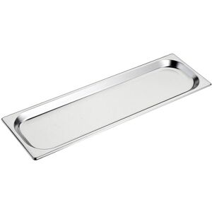 Bacinella in acciaio inox formato GN 2/4 altezza 20 mm