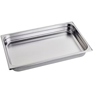 Bacinella in acciaio inox formato GN 2/8 altezza 65 mm