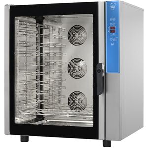 forno gastronomia basic elettrico combinato convezione vapore per 10 teglie gn 1/1 o en60x40 comandi digitali