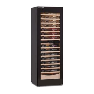 Cantina vini premium per 110 bottiglie doppia temperatura a refrigerazione ventilata ripiani in legno