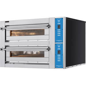 forno pizza elettrico a camera doppia per 4 + 4 pizze ø 35 cm serie evox