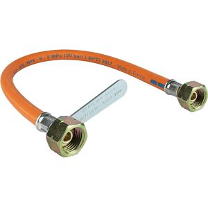 Faid TUBO GAS GPL RETINATO ALTA PRESSIONE L 60 cm FF 1/2'' GUAINA ARANCIO