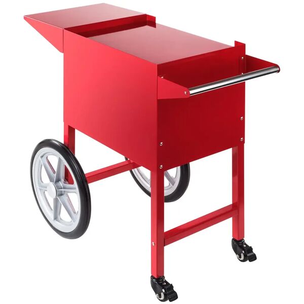 royal catering carrello per popcorn - rosso - 51 x 37 cm rcpt-16e