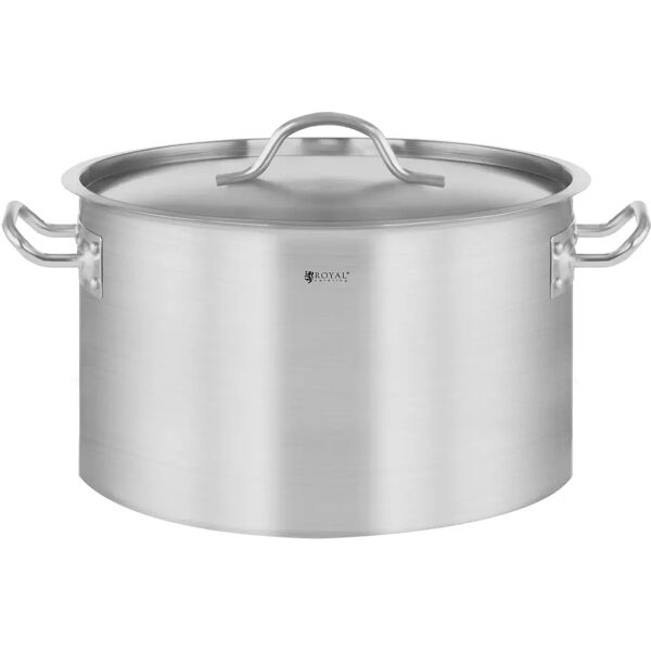 royal catering pentola per induzione in acciaio inox 14 l rcst-14e3-s