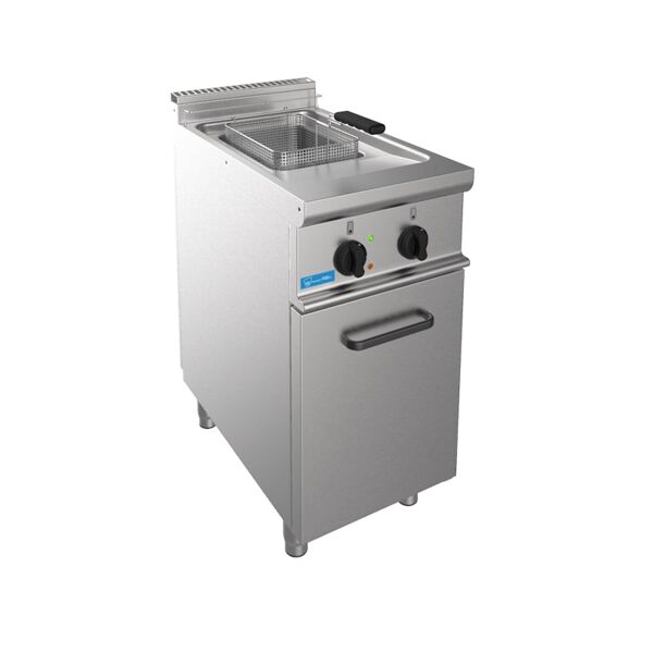 friggitrice professionale elettrica su mobile con vasca singola da 13 lt