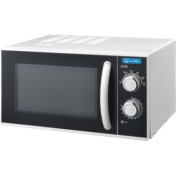 forno a microonde con comandi meccanici potenza 900 watt piatto girevole da 270 mm