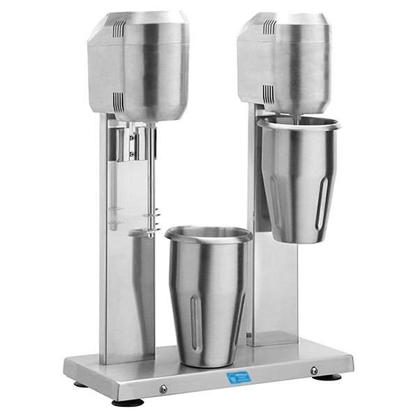 mixer frappè con due bicchieri in acciaio inox da 0,8 lt