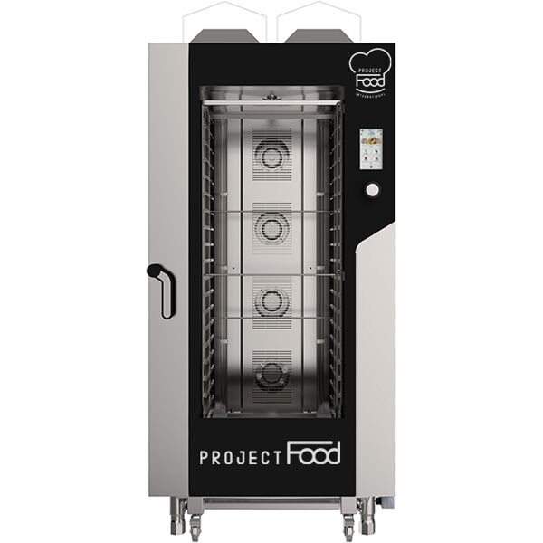 forno gastronomia a gas con wi-fi combinato convezione vapore per 20 teglie gn 1/1 comandi full touch