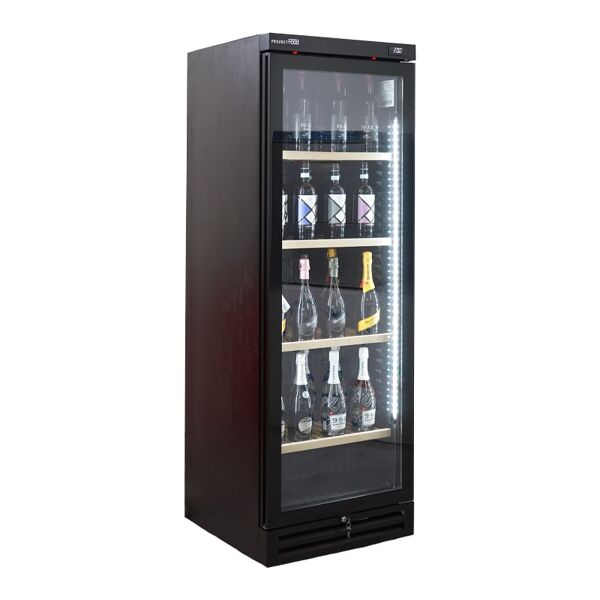 cantina vini full optional per 126 bottiglie a refrigerazione statica con agitatore ripiani in legno