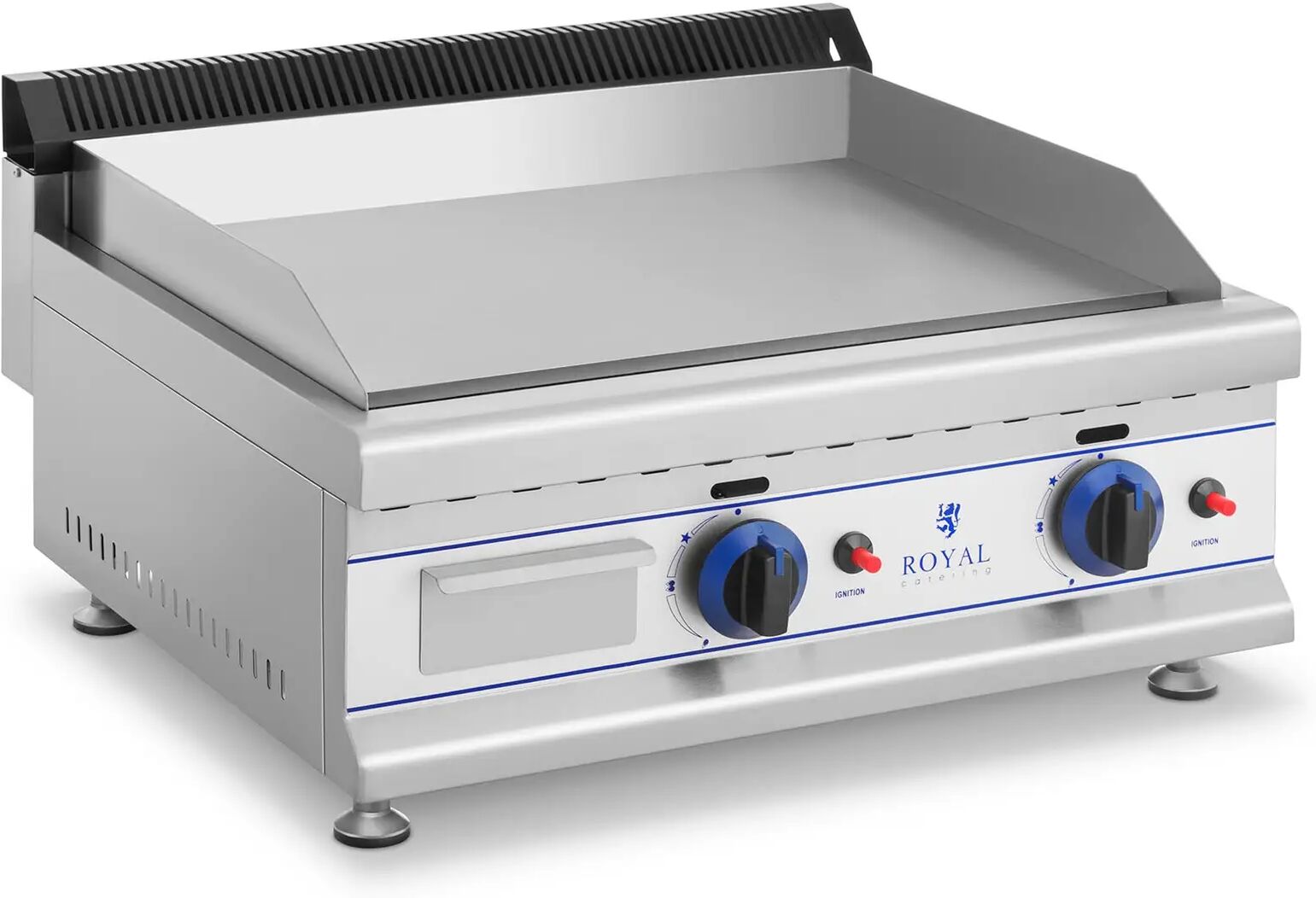 Royal Catering Fry top a gas da banco - 65 cm - propano/butano 30 mbar RCGL 65L30H