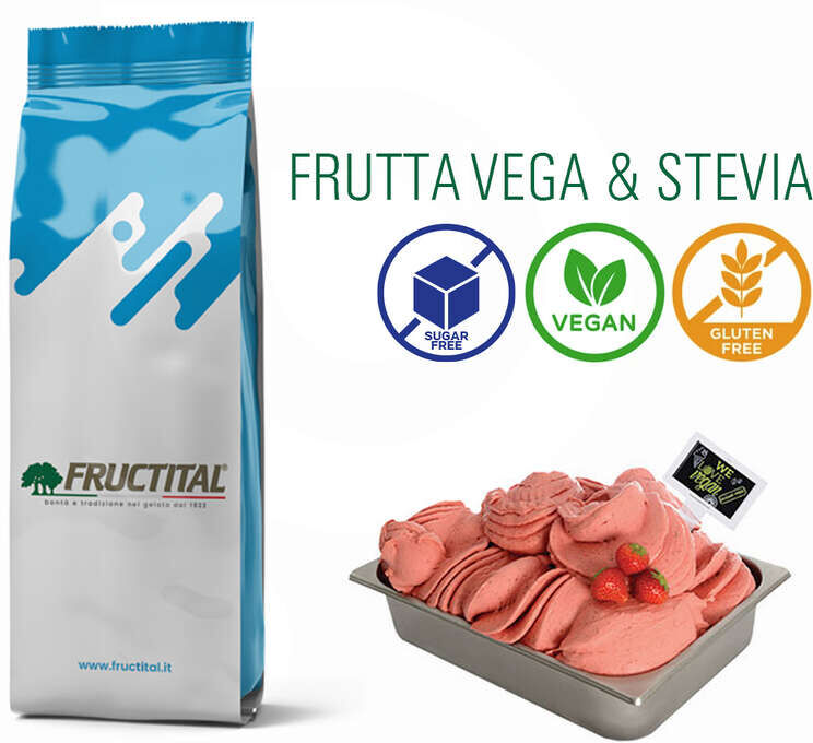 Polsinelli Base per gelato Frutta & Stevia (1,05 Kg)