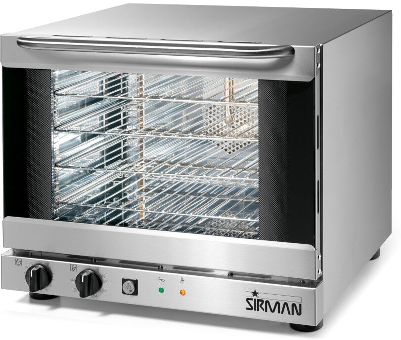 Sirman Forno Convezione ALISEO PLUS 4 Teglie GN 2/3 Elettromeccanico Vapore Manuale