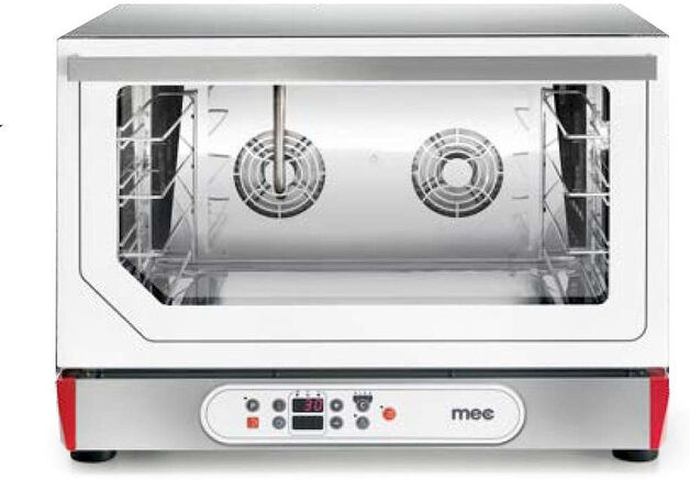 Mec Forno a Convezione 4 Teglie 60x40 o GN 1/1 Digitale Vapore Diretto