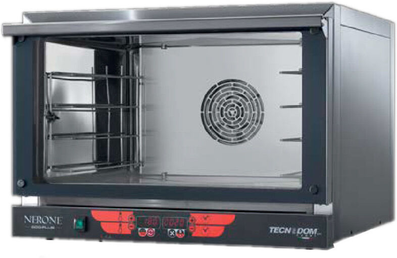 Tecnodom Forno a Convezione FED04NEPSV-PLUS 4 Teglie GN1/1 o 60x40 cm Digitale