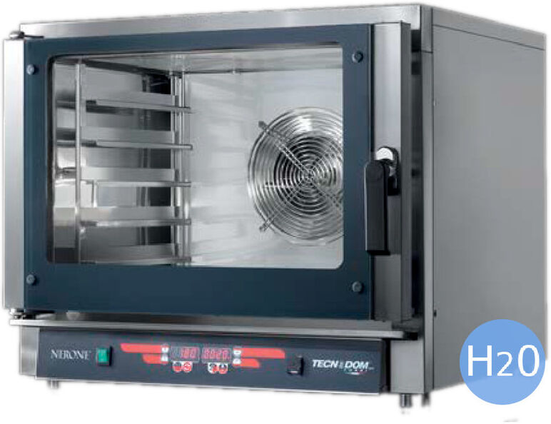 Tecnodom Forno a Convezione FEDL05NEMIDVH2O 5 Teglie GN1/1 o 60x40 cm Digitale