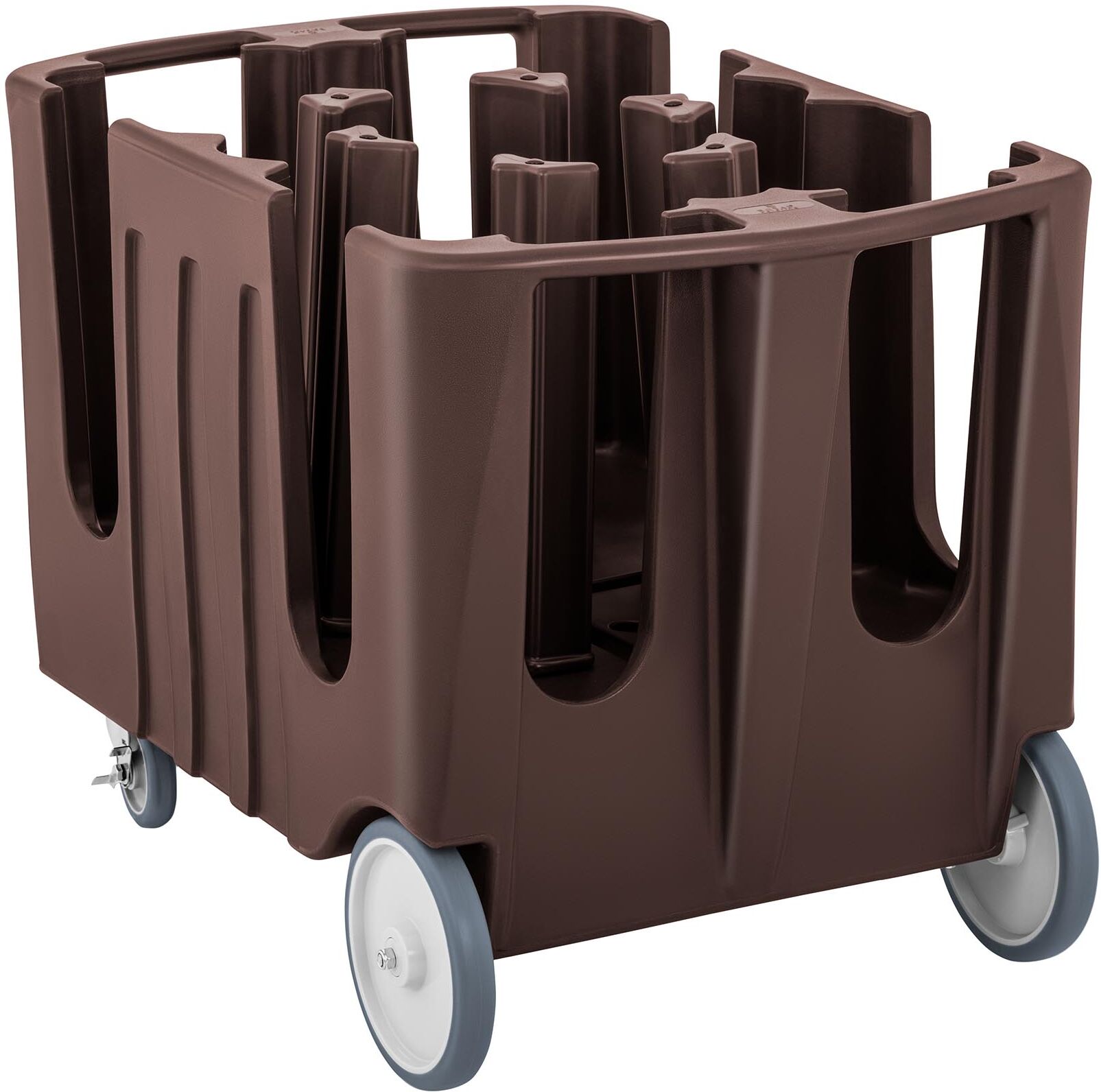 Royal Catering Carrello portapiatti - 400 piatti - Ø 12 - 33 cm - 8 scomparti RC-PT1