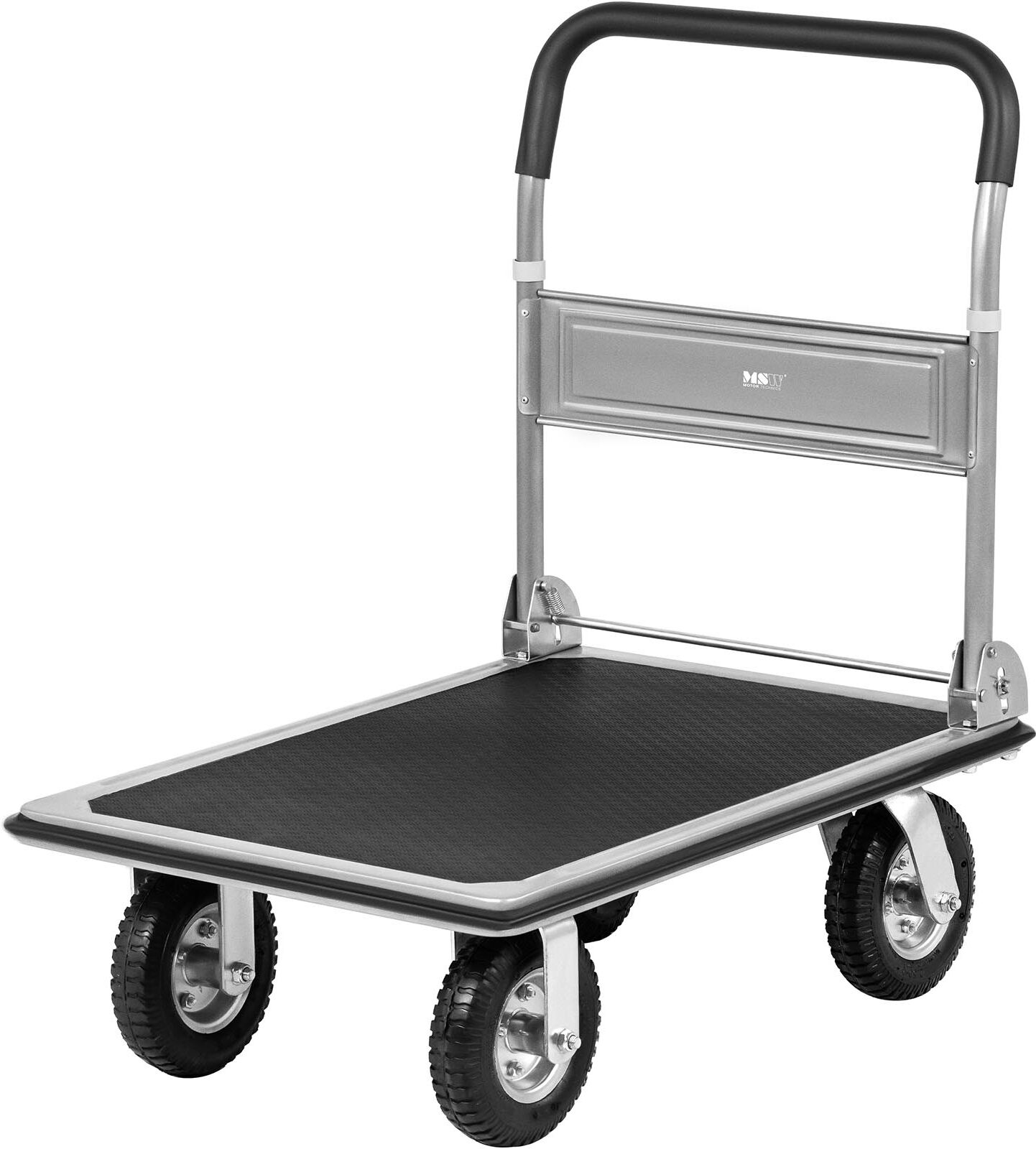 MSW Carrello con pianale - Fino a 300 kg - Richiudibile -PW-300