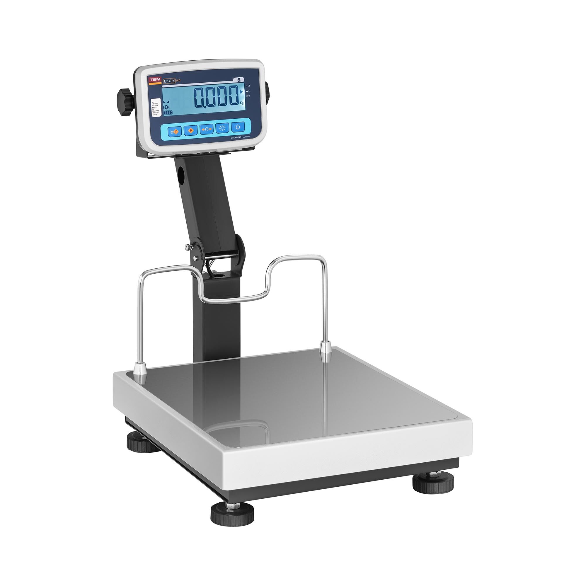 TEM Bilancia a piattaforma - tarabile - 30 kg / 10 g BEKO+LCD035x04030-B1