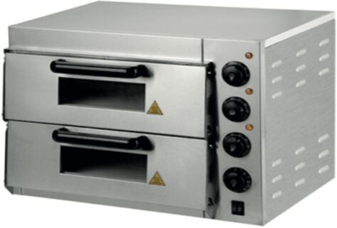 Beckers Forno Elettrico Pizza Doppia Camera - 2 Pizze Ø 30 Cm