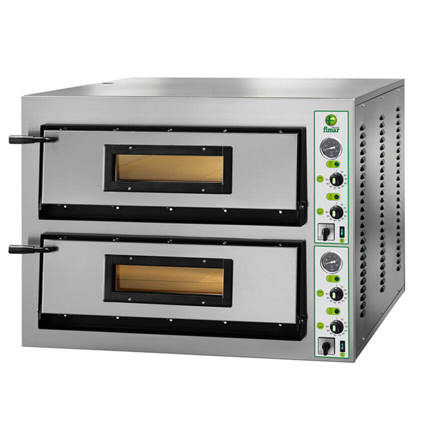 FIMAR Forno Elettrico per Pizza Doppia Camera  - 6 + 6 Pizze - Cm. 101 x 121 x 75 h