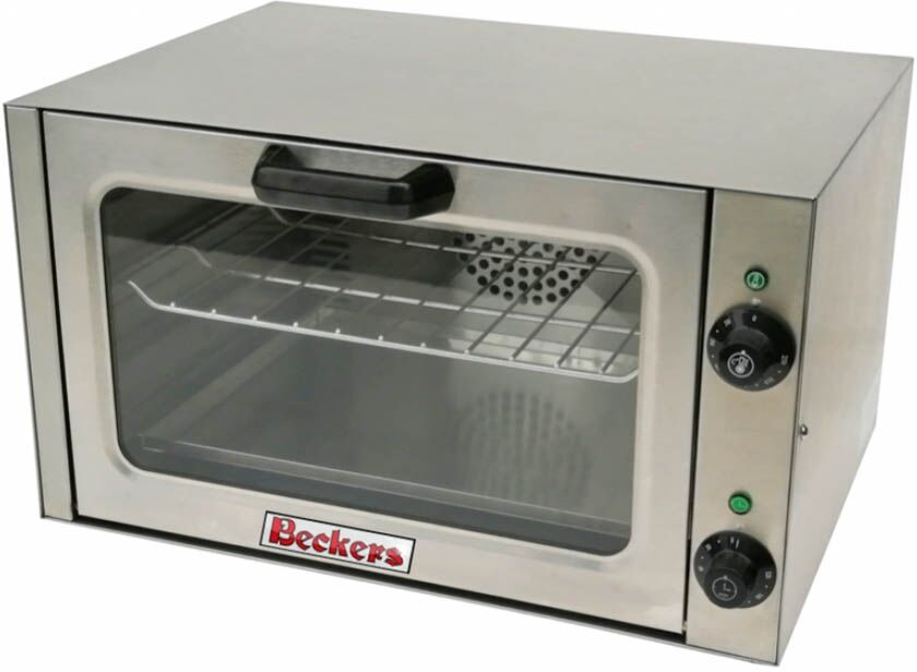 Beckers Forno Convezione - Capacità 30 Lt - 3 Griglie Cm 40 x 29