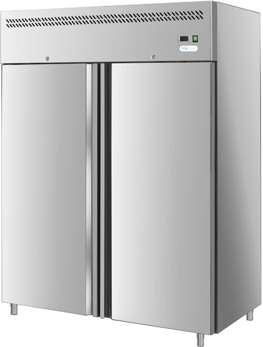 Forcold Armadio Refrigerato GN2/1 Statico - Porta Cieca Doppia Anta - Capacità Lt 1200