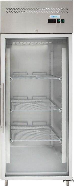 Forcold Armadio Freezer GN 2/1 Ventilato - Porta a Vetro - Capacità Lt 650