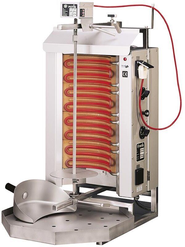 Potis E2 Gyros Kebab Elettrico 30 Kg Carne - Altezza Max 46 cm