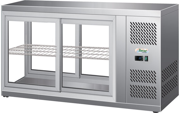 FORCAR Vetrina Refrigerata Espositore da Banco HAV131 - 190 Lt